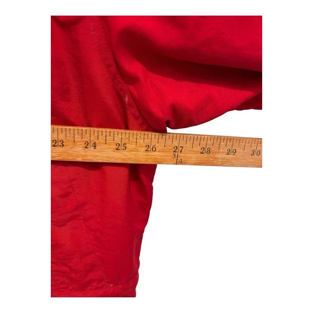 Eddie Bauer Thinsulate Red Hooded Jacket XL Men Nylon Insulated Winter‎ Coat